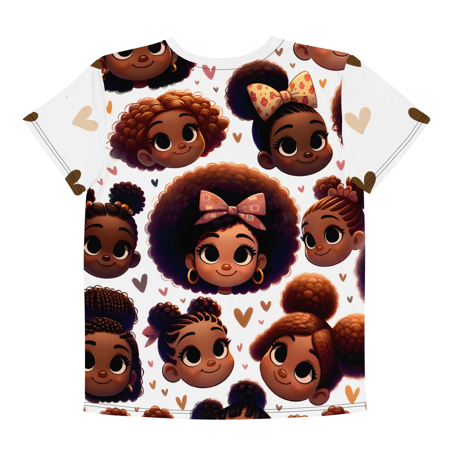 Faces of a Black Girl Youth Tee