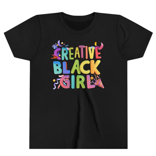 Creative Black Girl Kids Tee