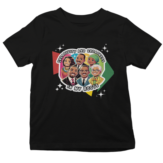Greatness in My Roots Toddler Short Sleeve Tee